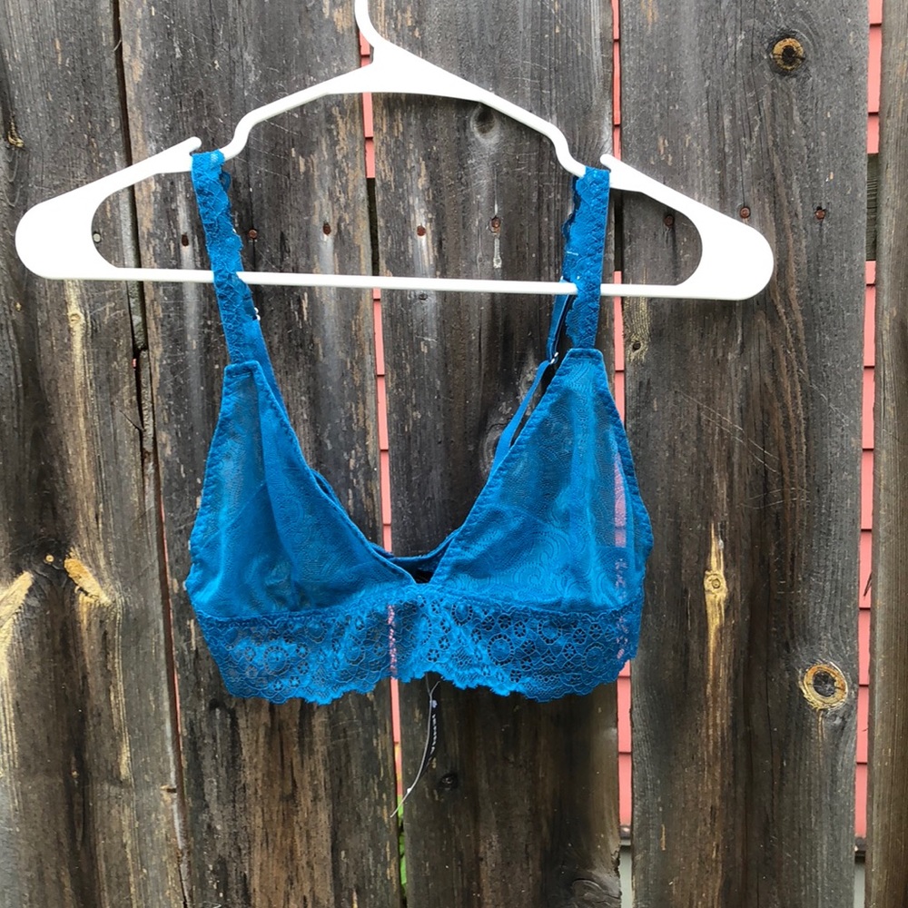 Blue bralette